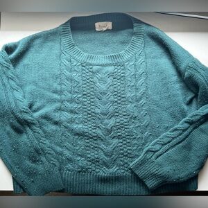 BE COOL Forest Green Knit Sweater